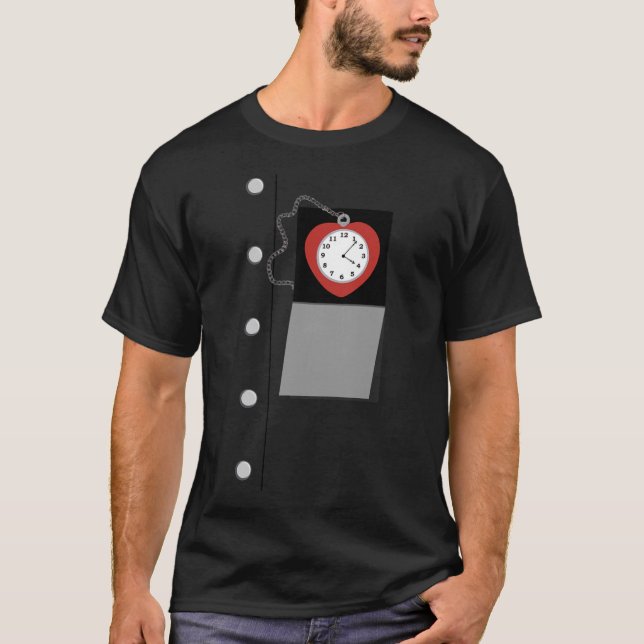 T-shirt Costume homme Tin Chemise Halloween Assistant d'Oz (Devant)