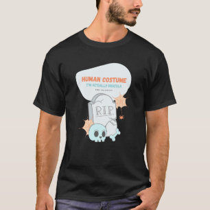 T-shirt Costume humain. Je suis Dracula Halloween Funn