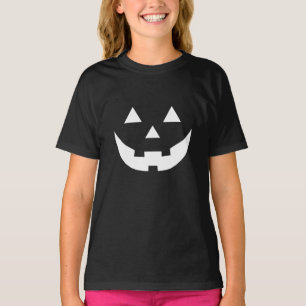 T-shirt Costume Jack-o'-lantern noir blanc Halloween