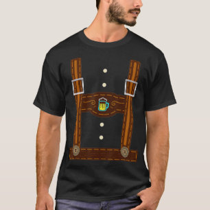 T-shirt Costume Lederhosen Oktoberfest Cadeaux Hommes Alle