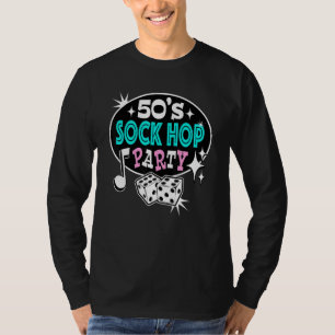 T-shirt Costume les années 50 Sock Hop Vintage 1950 Rockab