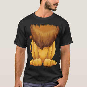 T-shirt Costume Lion sans tête mignon Halloween Funny Gros