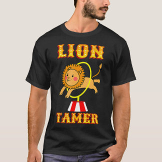 T-shirt Costume Lion Tamer Cirque à thème Anniversaire