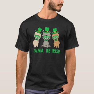 T-shirt Costume Llama soit Irlandais   St  Fête de Patrick
