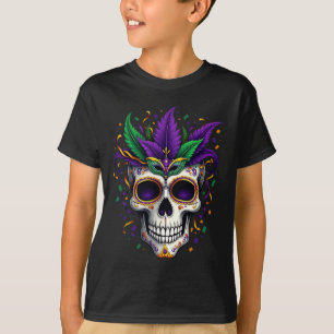 T-shirt Costume Mardi Gras Crâne de Sucre Carnaval La Nouv