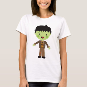 T-shirt Costume mignon de Frankenstein Halloween