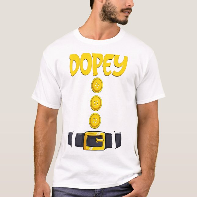 T-shirt Costume nain Dopey Halloween (Devant)