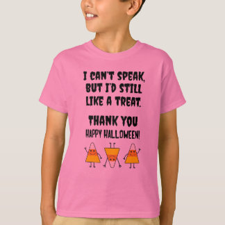 T-shirt Costume non-verbal de des bonbons ou un sort