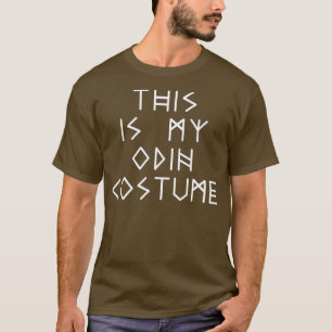 T-shirt Costume Odin Halloween Nordique Norse Mythologie L