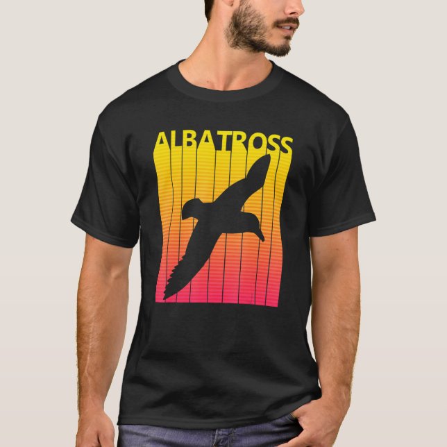 T-shirt Costume rétro Oiseau Albatross (Devant)
