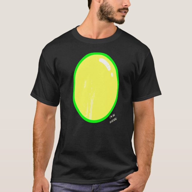 T-shirt Costume vert Avocado Cute Lazy Costume Idée Je sui (Devant)