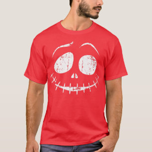T-shirt Costume visage citrouille Chemise drôle Halloween 