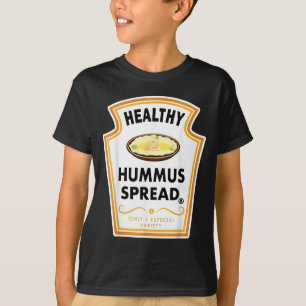 T-shirt Costumes de groupe de condiments Halloween Houmous
