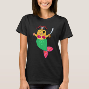 T-shirt Costumes de Halloween Sirène Pirate Chat Pour Femm