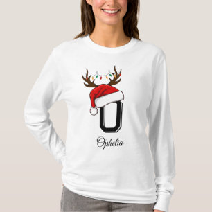 T-shirt Costumes de Noël Monogramme