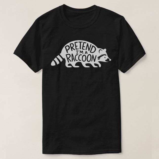 T-shirt Costumes d'Halloween pour adultes Prétendre que je (Design devant)