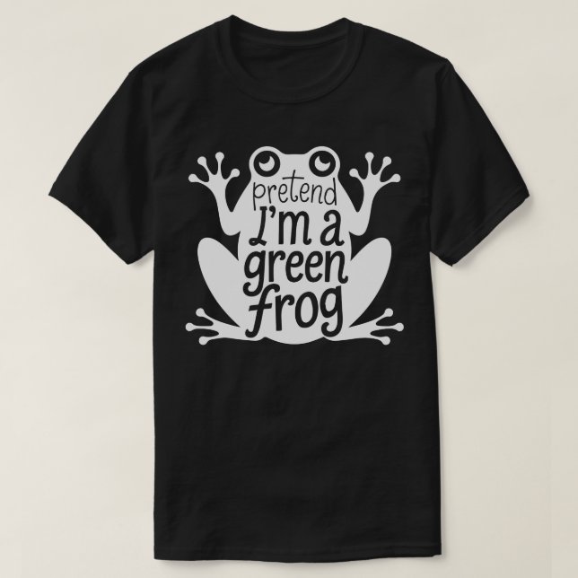 T-shirt Costumes d'Halloween pour adultes Prétendre que je (Design devant)