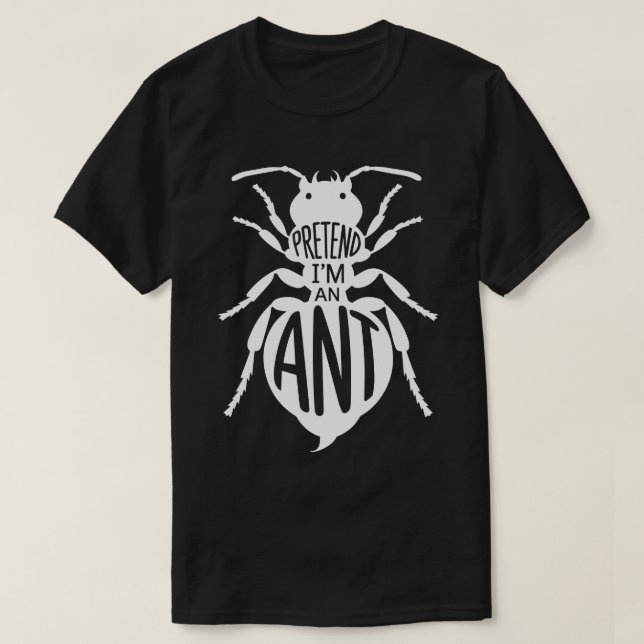 T-shirt Costumes d'Halloween pour adultes Prétendre que je (Design devant)