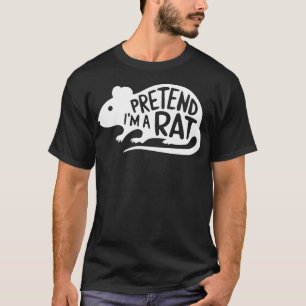T-shirt Costumes d'Halloween pour adultes Prétendre que je