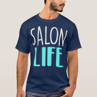 T-shirt cot Salon technologie ongle coiffeur coiffeur