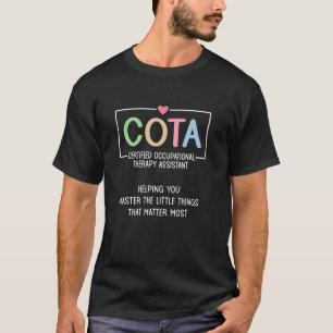 T-shirt COTA Appréciation Ergothérapeute Certifié