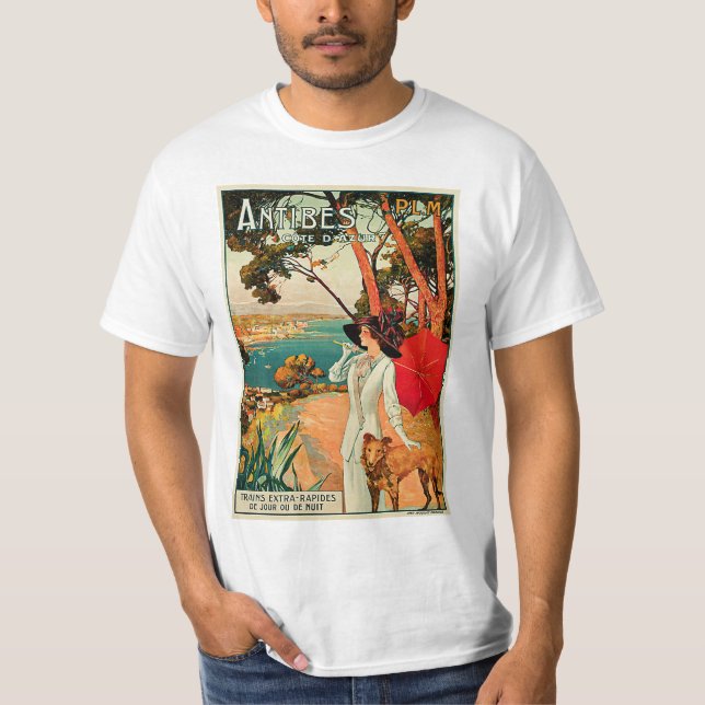 T-shirt ~ Cote d'Azur d'Antibes (Devant)