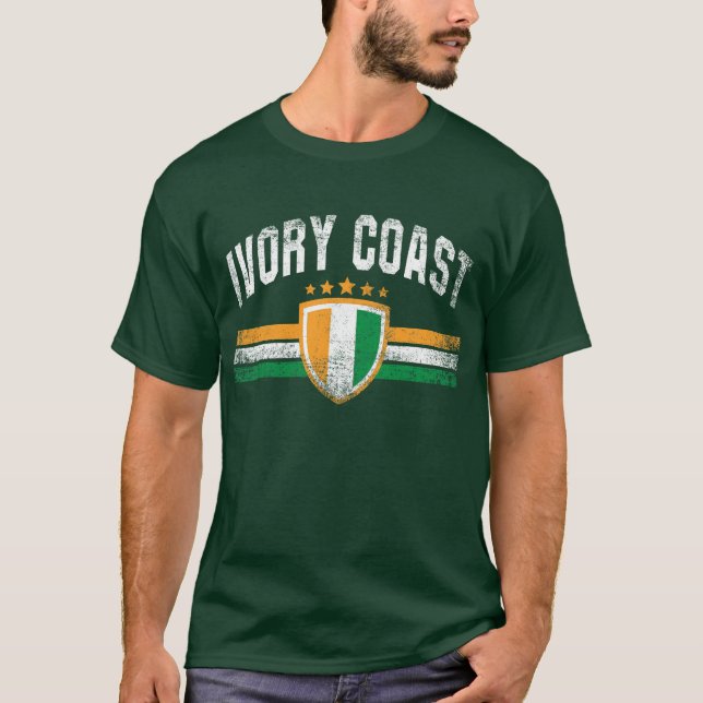 T-shirt Côte d'Ivoire (Devant)