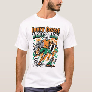 T-shirt Côte d'Ivoire Match Day Skeleton Striker Nations C
