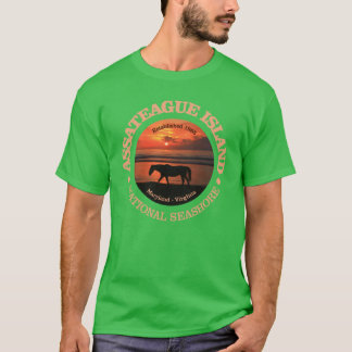 T-shirt Côte nationale de l'île Assateague NP