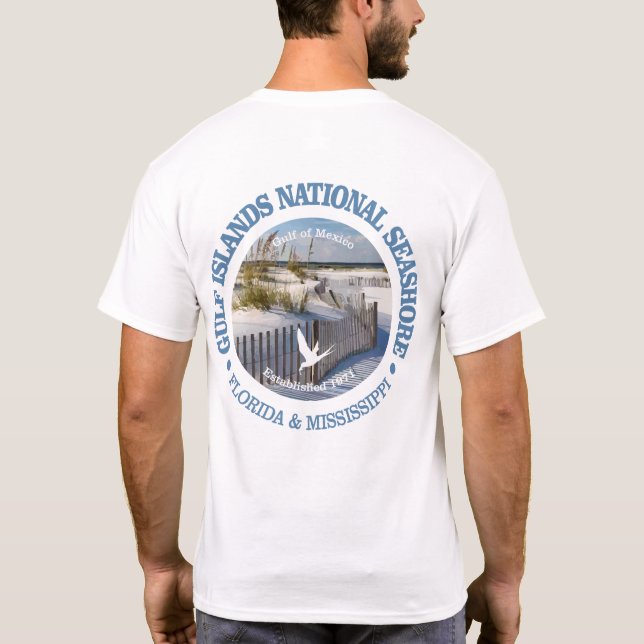 T-shirt Côte nationale des îles Gulf (Dos)
