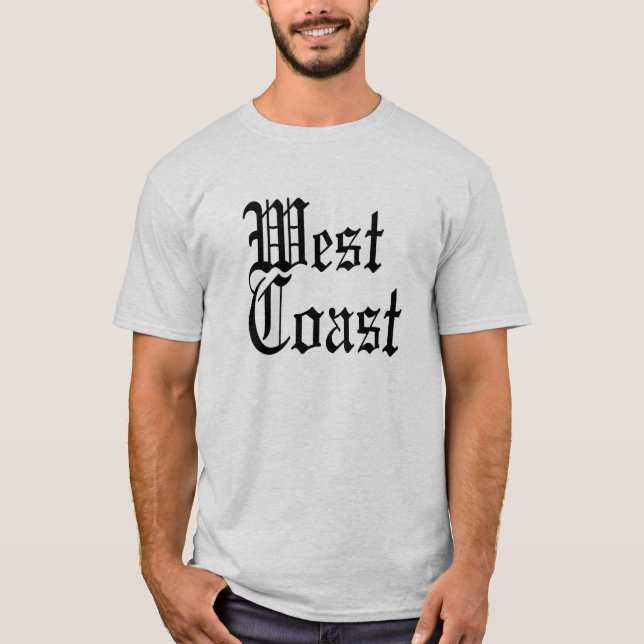T-shirt Côte ouest (Devant)