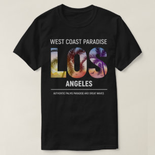 T-shirt Côte Ouest, Los Angeles Californie, Los Angeles