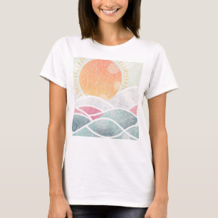 T-shirt Côte/Plage/T-shirt Nautique ensoleillé