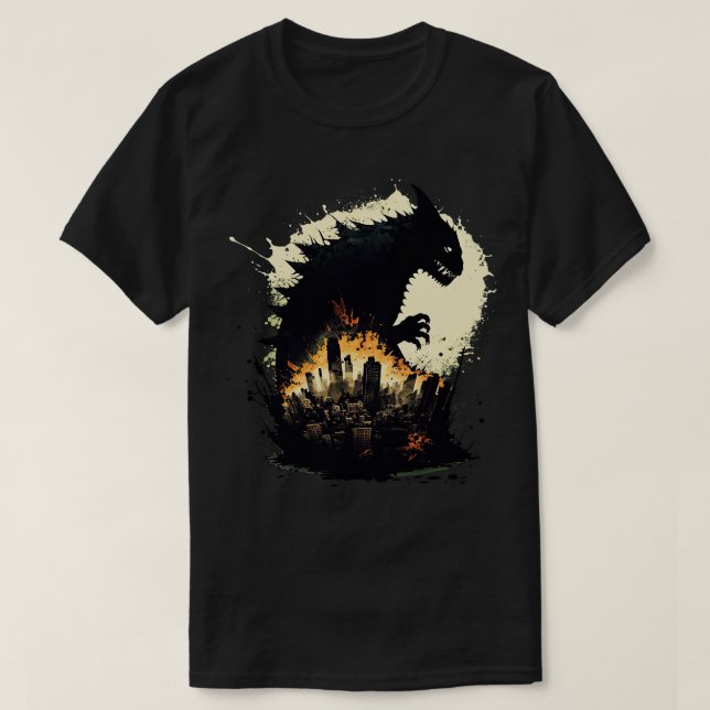 T-shirt Côté sombre de Catzilla III (Design devant)