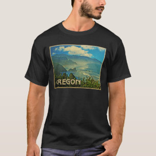 T-shirt Côte vintage de l'Oregon