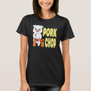 T-shirt Côtelette de porc classique Karaté des arts martia
