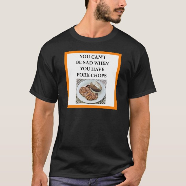 T-shirt côtelettes de porc (Devant)