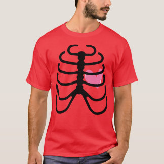 T-shirt côtes et coeur 4