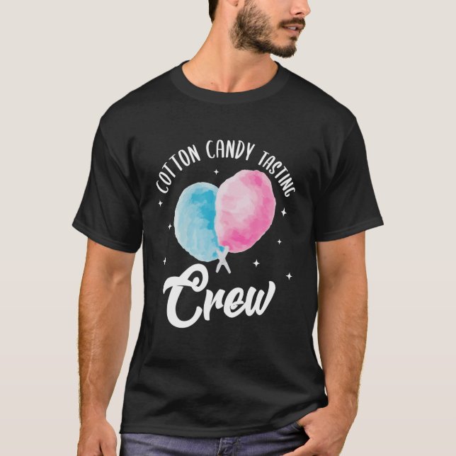 T-shirt Coton bonbon Dégustation Crew Bonbons Stick Cones  (Devant)