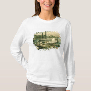T-shirt Coton de chargement sur le Mississippi, 1870