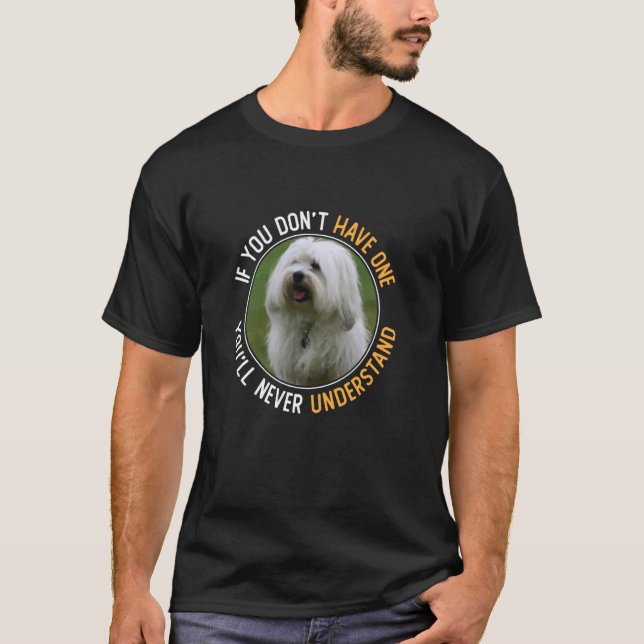 T-shirt Coton De Tulear Propriétaire Funny Chien Lover Cot (Devant)
