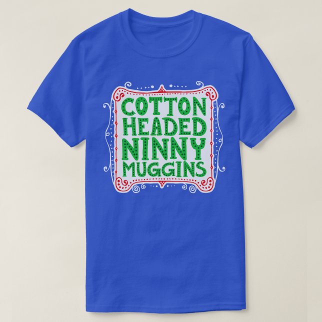 T-shirt Coton Dirigé Ninny Muggins (Design devant)