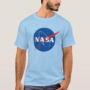 T-shirt Coton Lourd Iconique NASA (bleu Uranus)