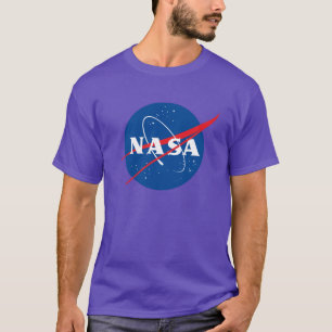 T-shirt Coton Lourd Iconique NASA (Nebula Purple)