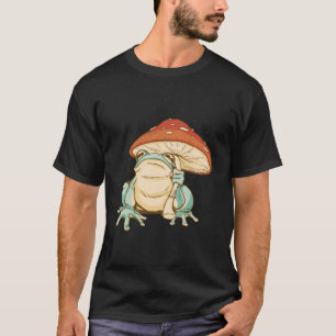 T-shirt Cottage Core Frog Parapluie