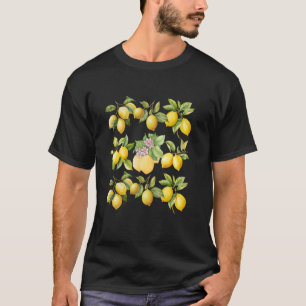 T-shirt Cottagecore Aquarelle Fruit Citron Citrons Jardina
