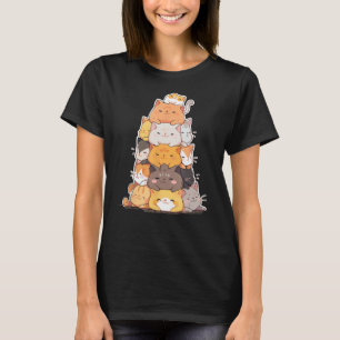 T-shirt Cottagecore Cadeaux de chats Filles Filles Filles 