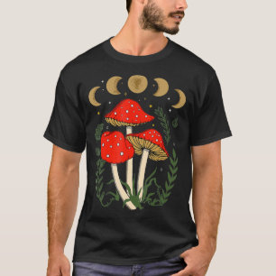 T-shirt Cottagecore esthétique Dark Academia Magique Mushr