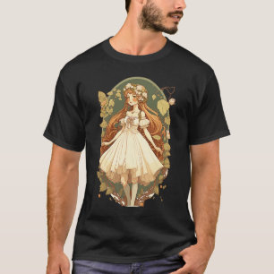 T-shirt Cottagecore Fairy Girl Imaginaire Goblincore Fores