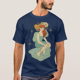 T-shirt cottagecore fairy grunge vintage fairy men's women